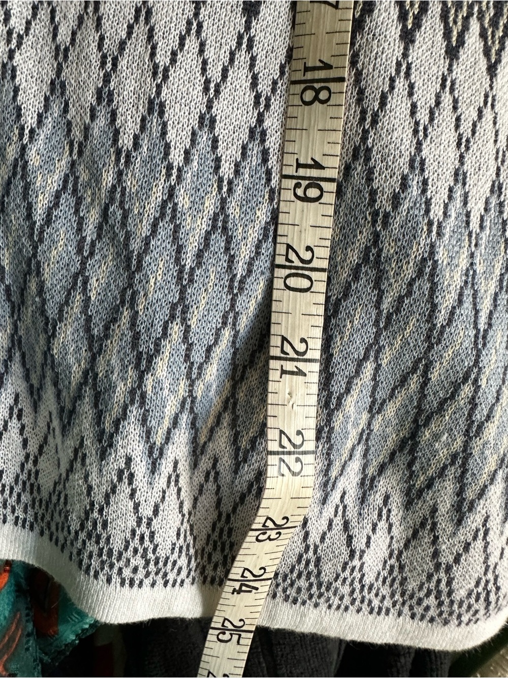 Pendleton Aztec Pattern Single Button Closure Cardigan Linen/Cotton - Picture 9 of 10